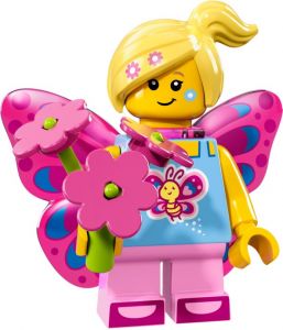 Lego 71018-7 Минифигурки, серия 17 Девочка-бабочка