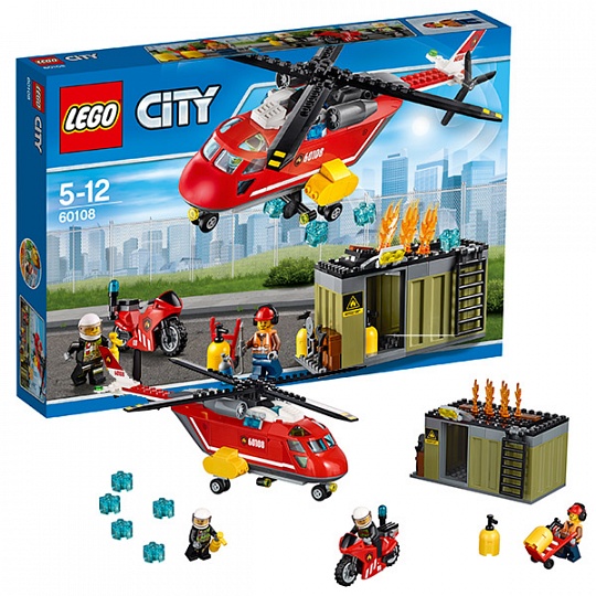 Набор Lego City 60108 «Пожарная команда быстрого реагирования»