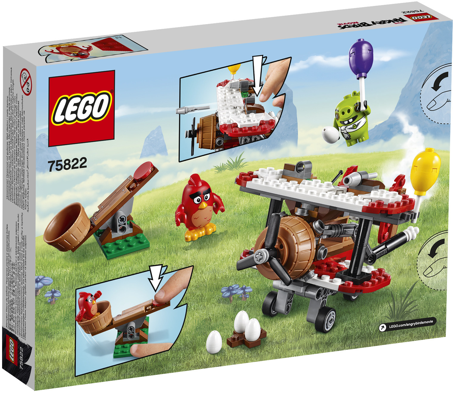 Набор Lego 75822 «Самолётная атака свинок»
