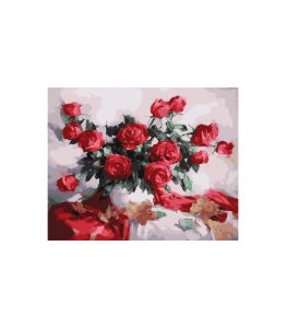 Картина по номерам 40*50 GX25144 Алые розы