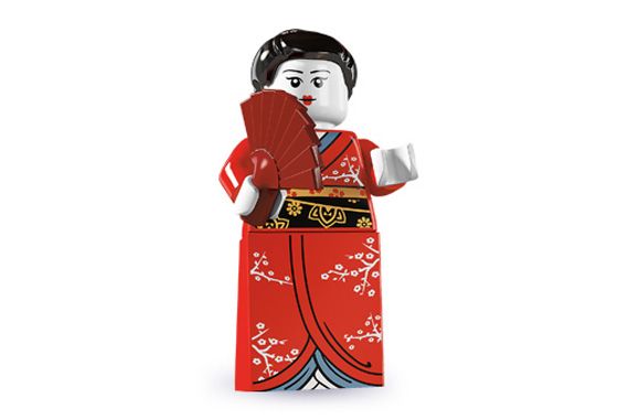 Lego 8804-2 Минифигурки, 4 серия Девушка в кимоно
