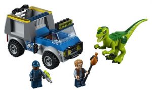 Lego 10757 Juniors Jurassic World Грузовик спасателей для перевозки раптора