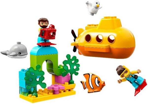 Lego 10910 Duplo Путешествие субмарины