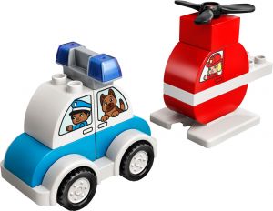 Lego 10957 Duplo Пожарный вертолет и полицейская машина