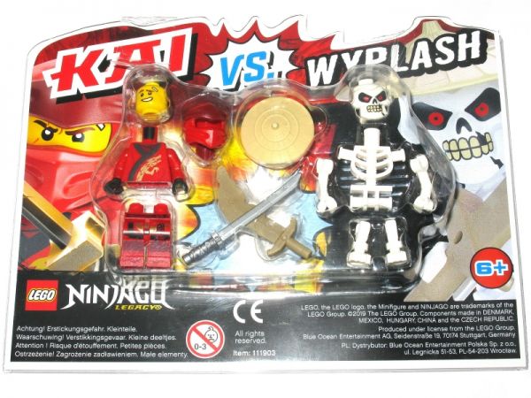 Lego 111903 NinjaGo Кай против Вайплэша