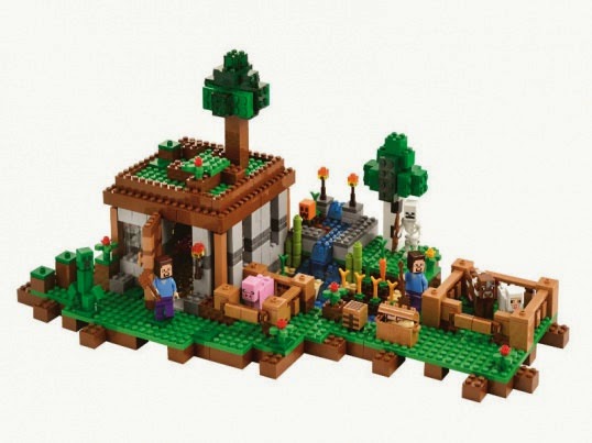 Lego 21116 Minecraft Верстак поврежденная коробка