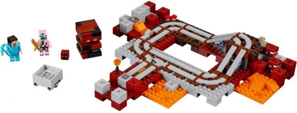 Lego 21130 Minecraft Подземная железная дорога