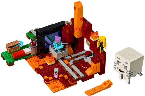 Lego 21143 Minecraft Портал в Подземелье