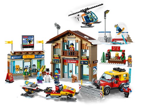 Lego 60203 City Горнолыжный курорт вскрытая коробка