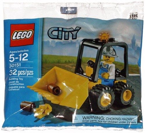 Lego 30151 City Бульдозер Шахтеров Mining Dozer