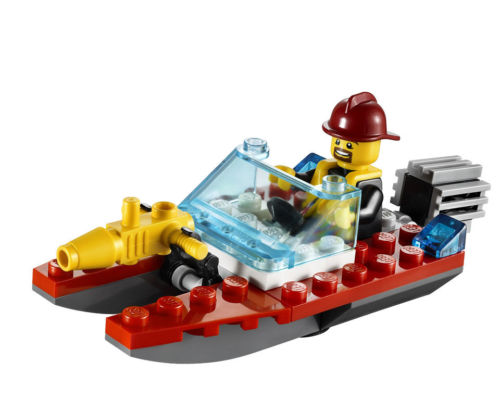 Lego 30220 City Пожарный Катер Fire Speedboat 