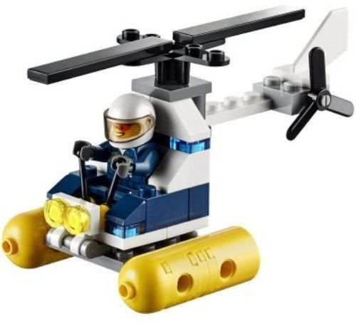 Lego 30311 City Полицейский Болотный Вертолет