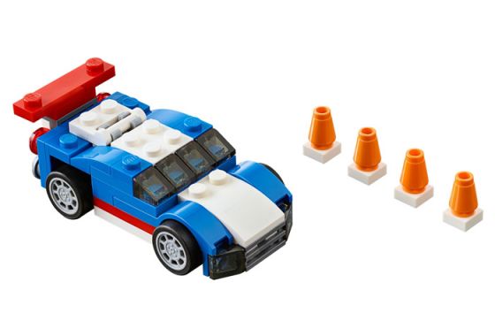 Lego 31027 Creator Синий гоночный автомобиль