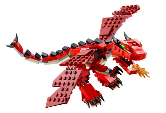 Lego 31032 Creator Огнедышащий дракон