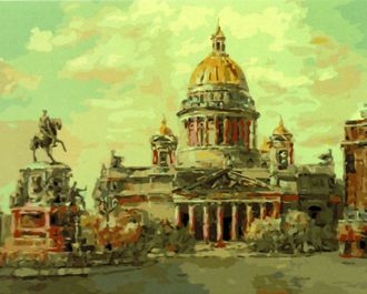 Картина по номерам 40*50 GX3282 Великолепие Санкт-Петербурга