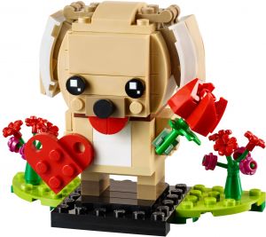 Lego 40349 BrickHeadz Щенок на День св. Валентина