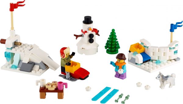 Lego 40424 Зимний бой в снежки