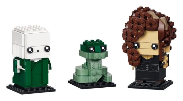 Lego 40496 BrickHeadz Сувенирный набор Волан-де-Морт, Нагайна и Беллатриса