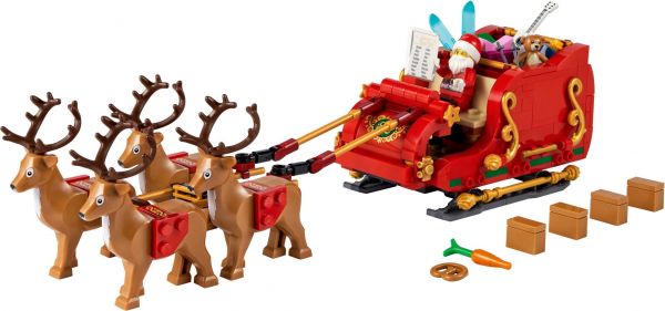 Lego 40499 Сувенирный набор Сани Деда Мороза подмятая коробка