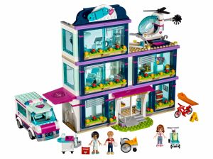 Lego 41318 Friends Клиника Хартлейк-Сити поврежденная вскрытая коробка