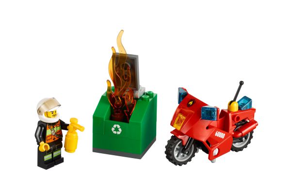 Lego 60000 City Пожарный на мотоцикле
