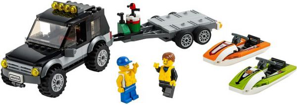 Lego 60058 City Внедорожник с катером