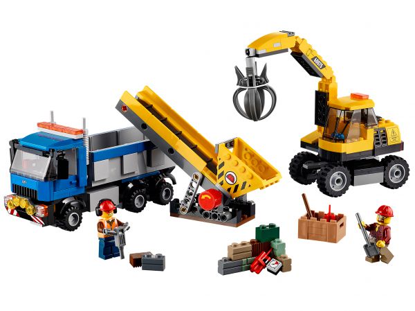 Lego 60075 City Экскаватор и грузовик
