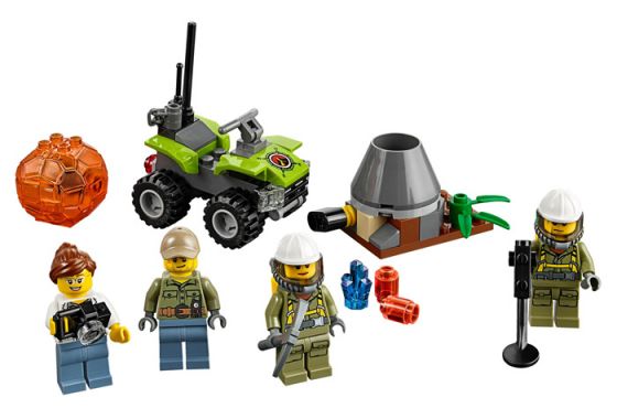 Lego 60120 City Набор для начинающих Исследователи вулканов