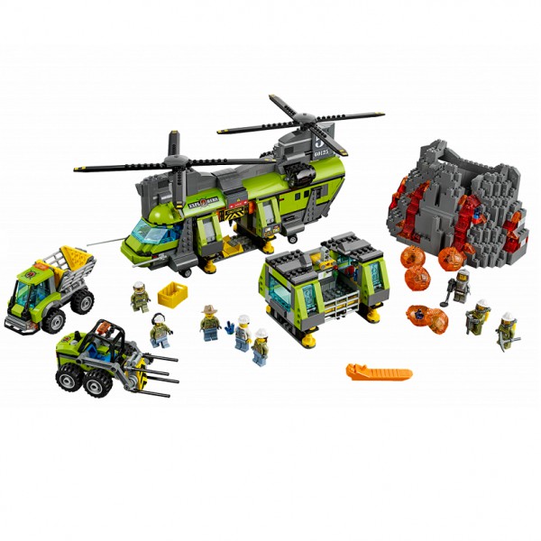 Lego 60125 City Тяжёлый транспортный вертолёт Вулкан