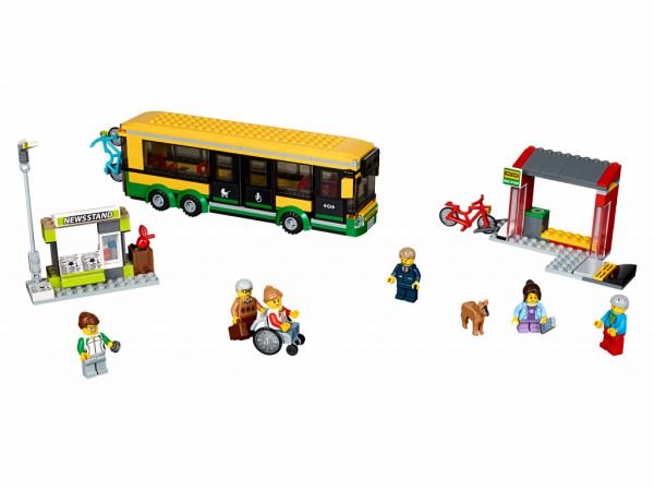 Lego 60154 City Автобусная остановка