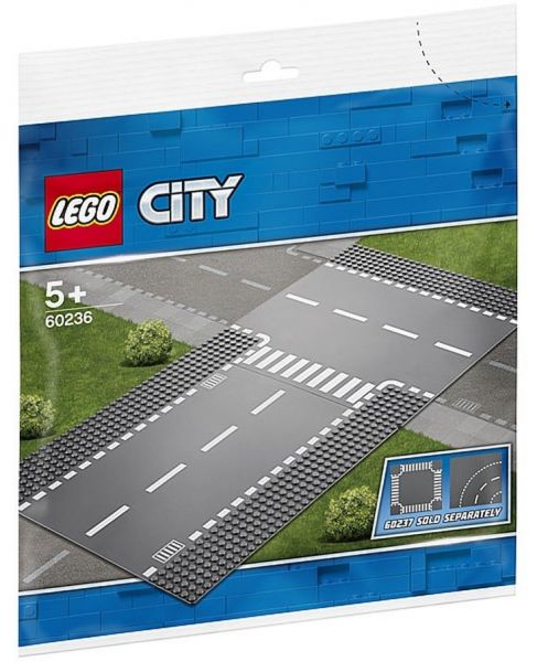 Lego 60236 City Прямой и Т- образный перекрёсток