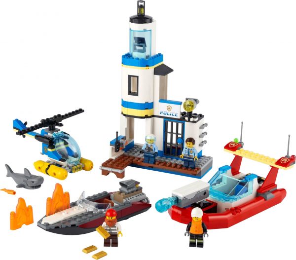 Lego 60308 City Операция береговой полиции и пожарных