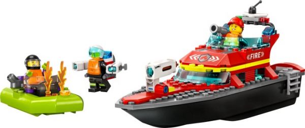 Lego 60373 City Пожарный спасательный катер