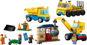 Lego 60391 City Строительные машины и кран с шаром для сноса
