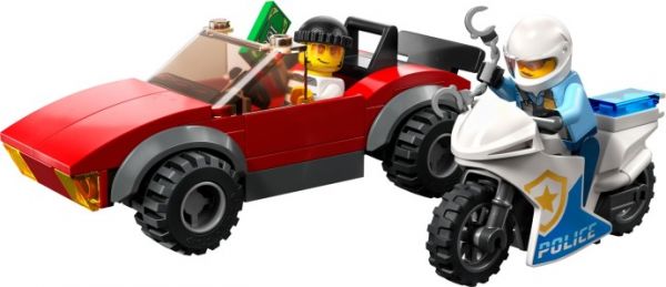 Lego 60392 City Полицейская погоня на мотоцикле