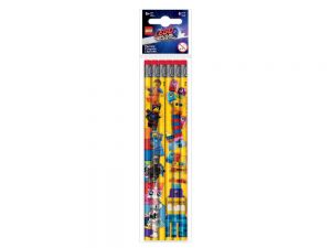 Набор простых карандашей с ластиками LEGO Movie 2, 6 шт.
