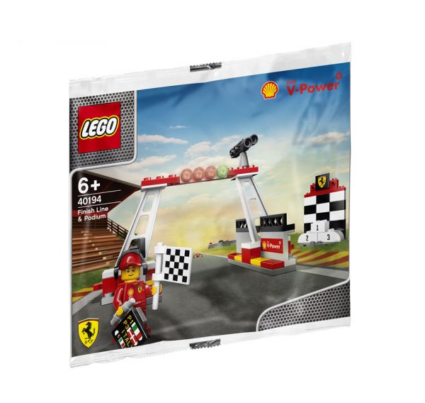 Lego 40194 Shell Finish Line and Podium