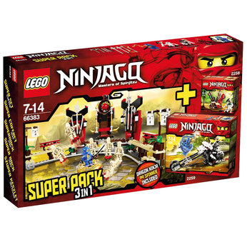 Lego 66383 NinjaGo Super pack 3 in 1