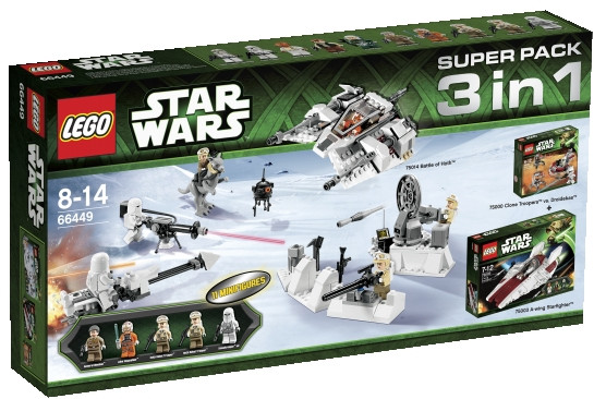 Lego 66449 Star Wars Super Pack 3 in 1 Подарочный