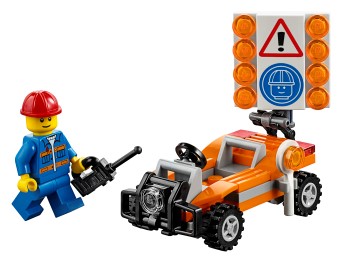 Lego 30357 City Road Worker