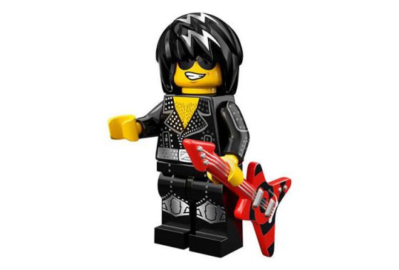 Lego 71007-12 Минифигурки, 12 серия Рок-звезда