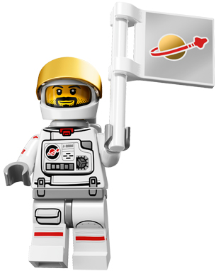 Lego 71011-2 Минифигурки, серия 15 Астронавт
