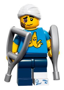 Lego 71011-4 Минифигурки, серия 15 Неуклюжий человек