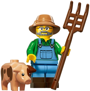 Lego 71011-1 Минифигурки, серия 15 Фермер