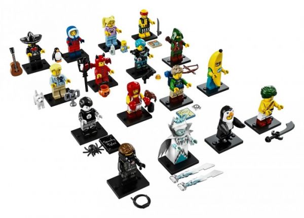 Lego 71013 Полная коллекция минифигурок 16-я серия