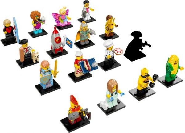 Lego 71018 Полная коллекция минифигурок Series 17