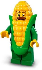 Lego 71018-4 Минифигурки, серия 17 Парень в костюме кукурузного початка