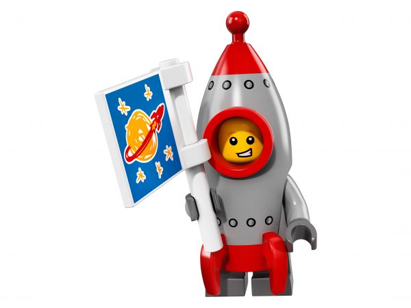 Lego 71018-13 Минифигурки, серия 17 Парень в костюме ракеты