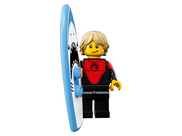 Lego 71018-1 Минифигурки, серия 17 Профессиональный серфингист