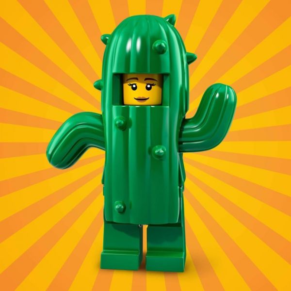 Lego 71021-11 Минифигурки, Юбилейная серия 18 Девочка-кактус